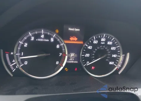 2017 Acura Tlx Advance Package из США, поврежденный, VIN 19UUB2F73HA001663